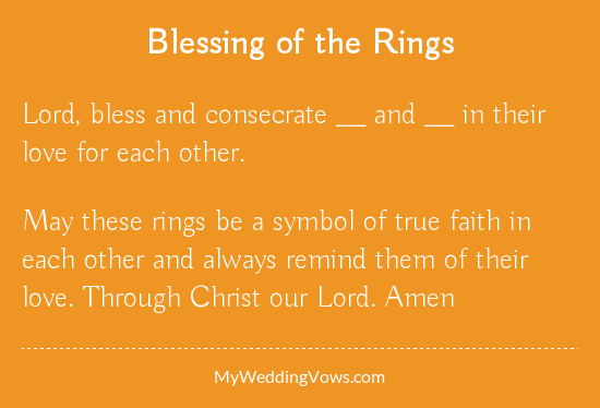 blessing of the rings